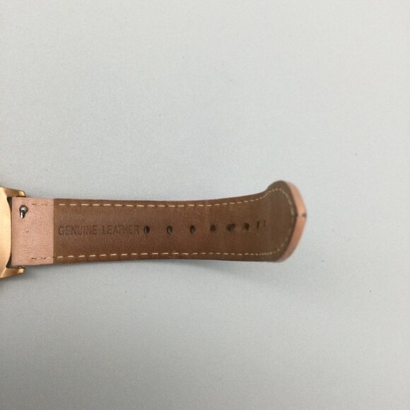 MVMT Rodeo Boulevard Watch Women 38mm Rose Gold Tone Leather Band New Battery main image 6
